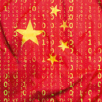 China Flag Binary