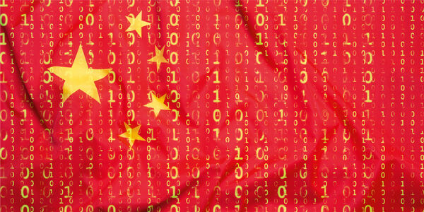 China Flag Binary